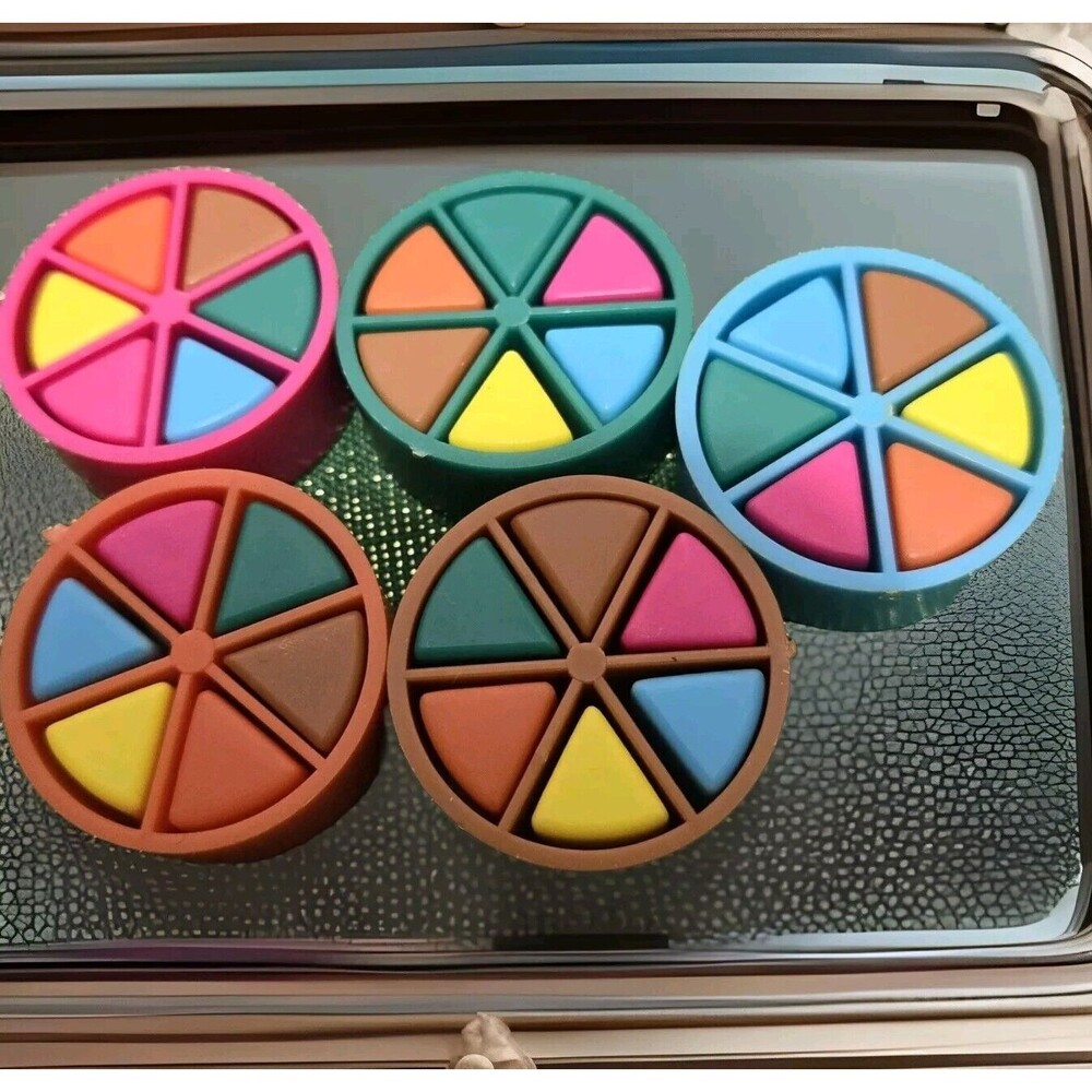 Trivial Pursuit 1981 Game Genus Edition REPLACEMENT Pie Pieces Game Tokens